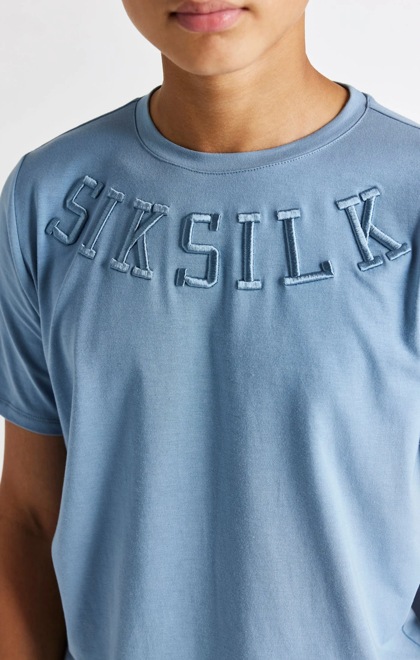 Boys Grey Short Sleeve T-Shirt sold by Siksilk product image thumbnail 2