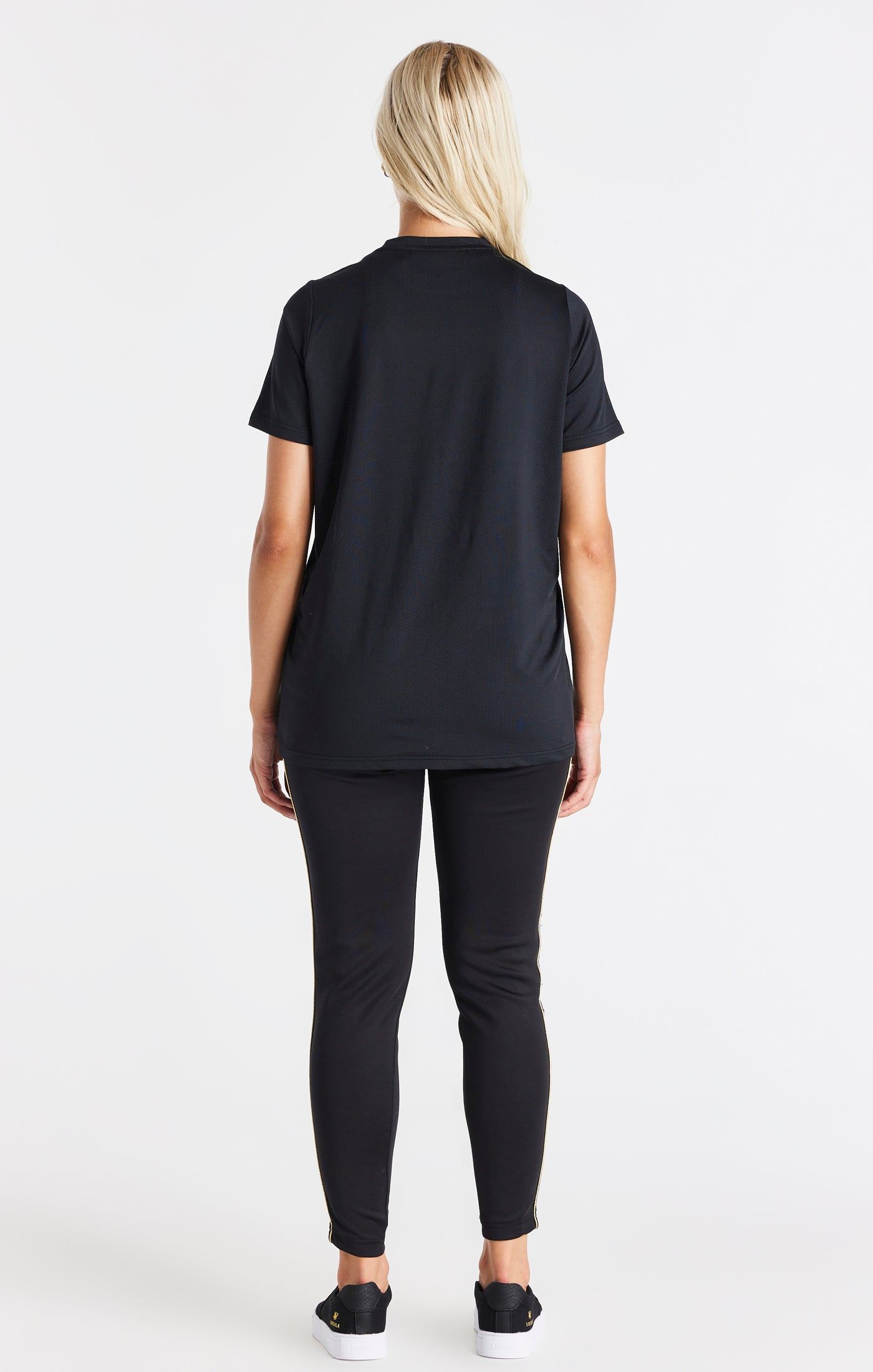 Black Oversize Mesh T-Shirt sold by Siksilk product image thumbnail 5