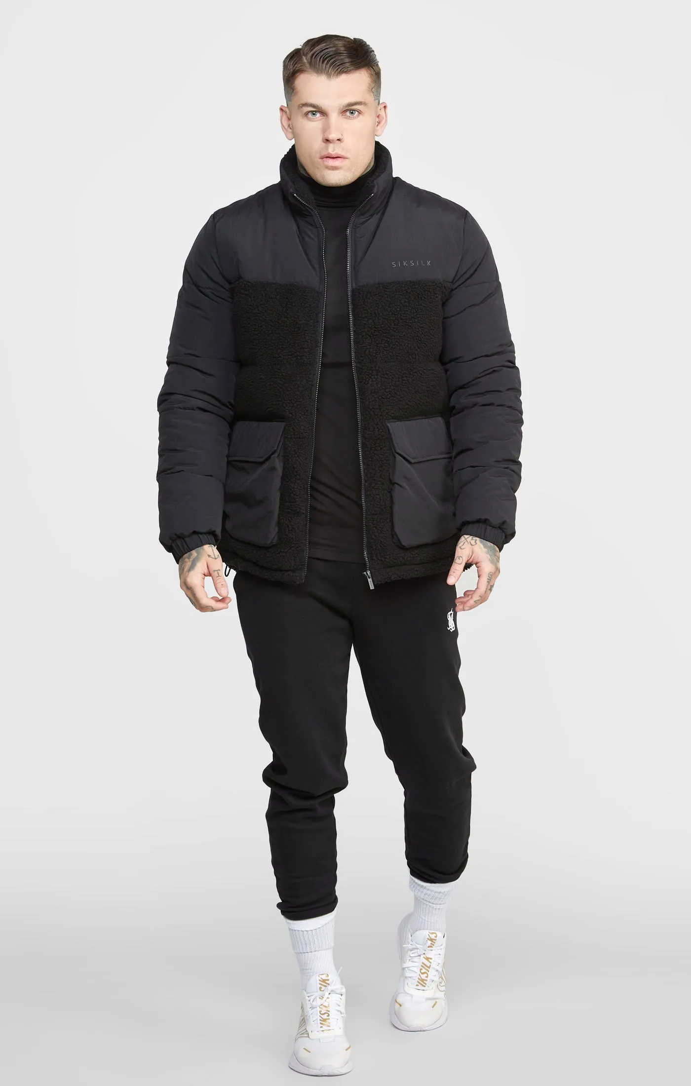 Black Bubble Jacket sold by Siksilk product image thumbnail 3
