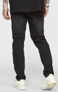 Blue Patchwork Distressed Slim Denim Jean sold by Siksilk