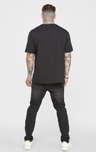 Blue Patchwork Distressed Slim Denim Jean sold by Siksilk