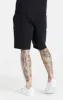 Black Essential Jersey Short sold by Siksilk