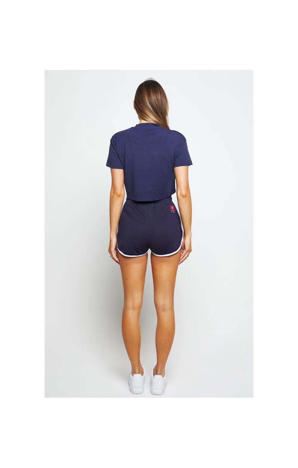 SikSilk Retro Sport Crop Tee - Navy sold by Siksilk product image thumbnail 5