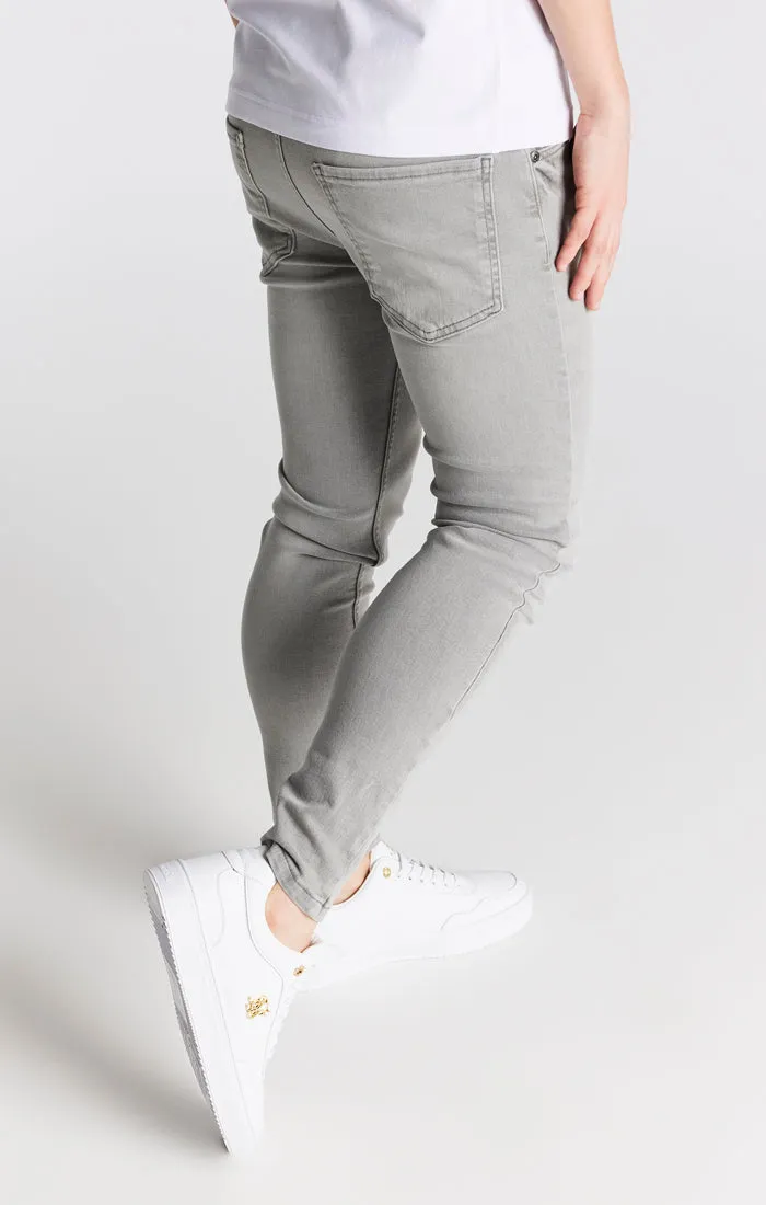 Boys Grey Essential Skinny Denim Jean sold by Siksilk product image thumbnail 4