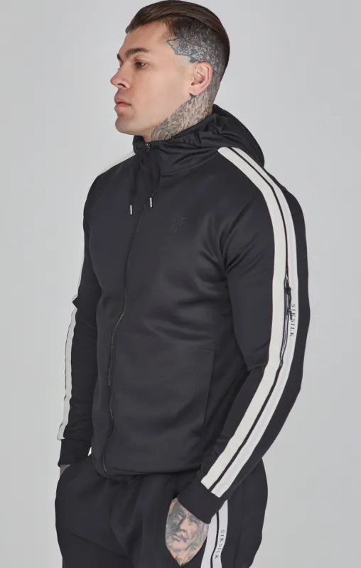 Black Full Zip Hoodie sold by Siksilk
