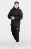 Black Overhead Jacket sold by Siksilk