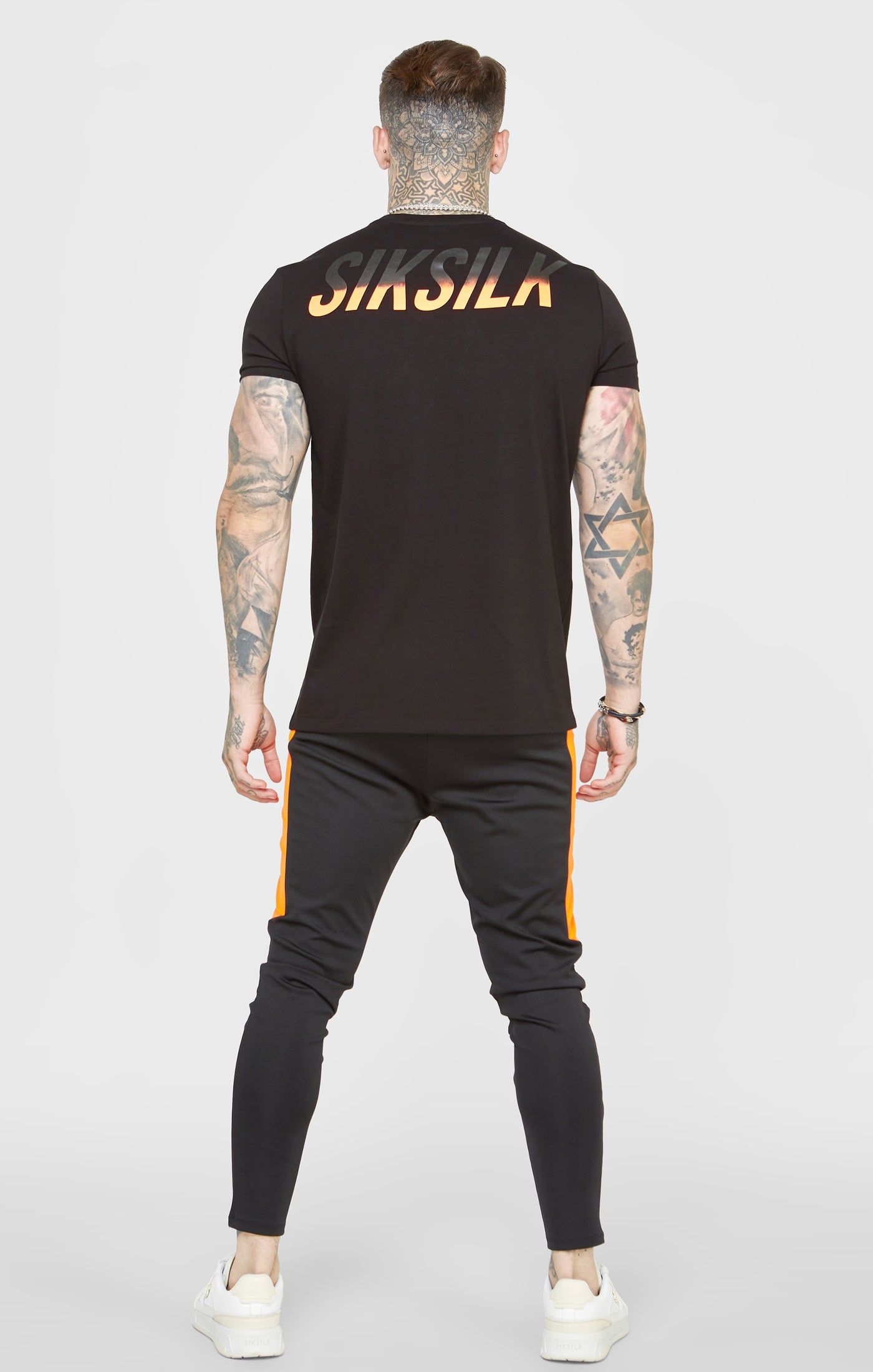 Black Sports Back Print T-Shirt sold by Siksilk product image thumbnail 5