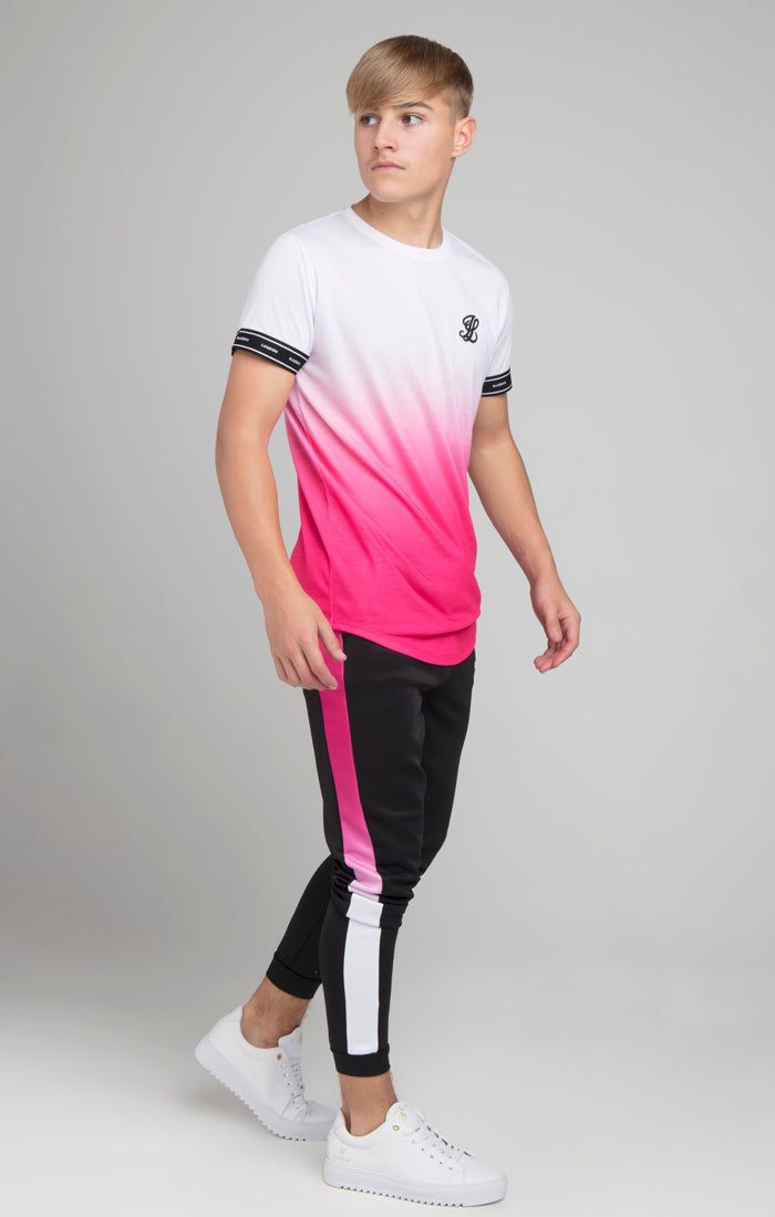 Illusive London Fade Tech Tee - White & Pink sold by Siksilk product image thumbnail 6