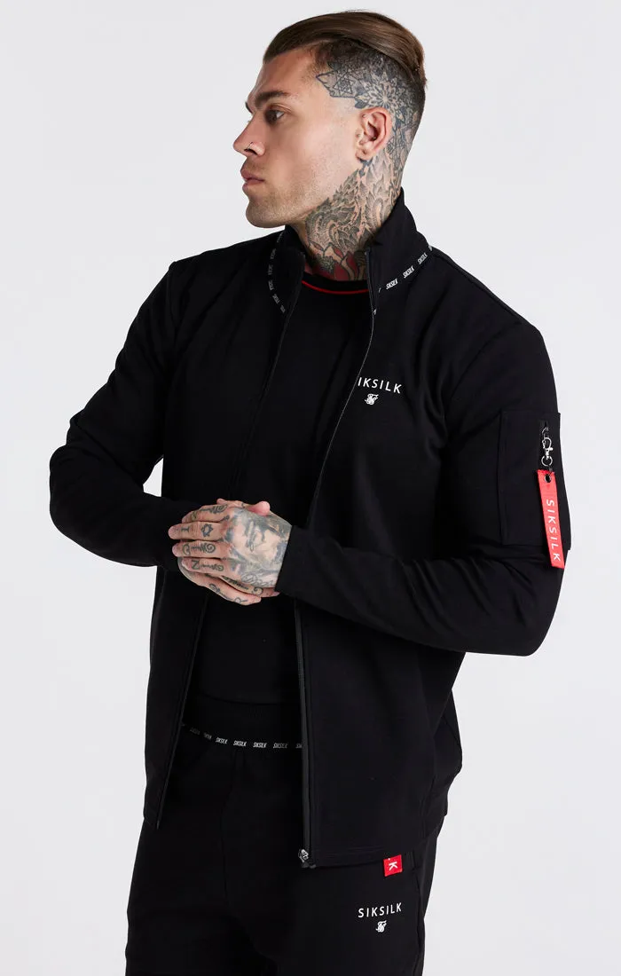 Black Flight Funnel Zip Through Hoodie sold by Siksilk product image thumbnail 3