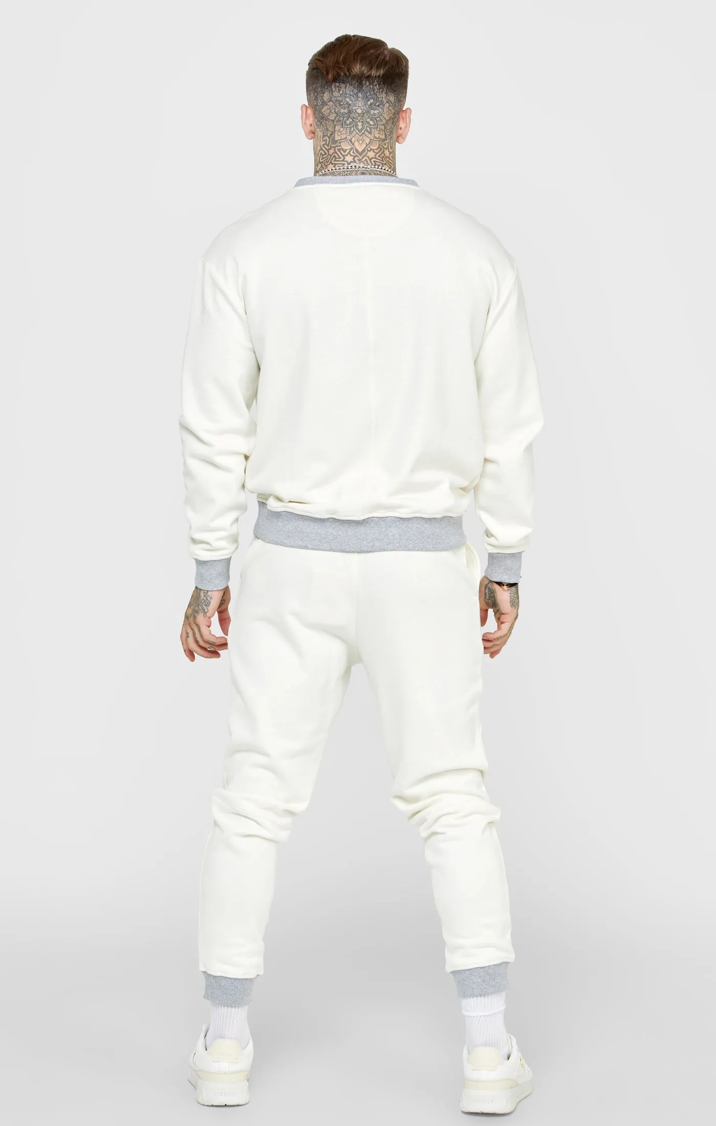 Ecru Contrast Oversized Sweater sold by Siksilk product image thumbnail 5