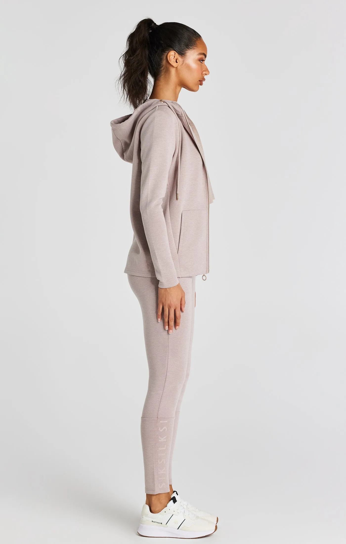 Washed Pink Track Top sold by Siksilk product image thumbnail 4