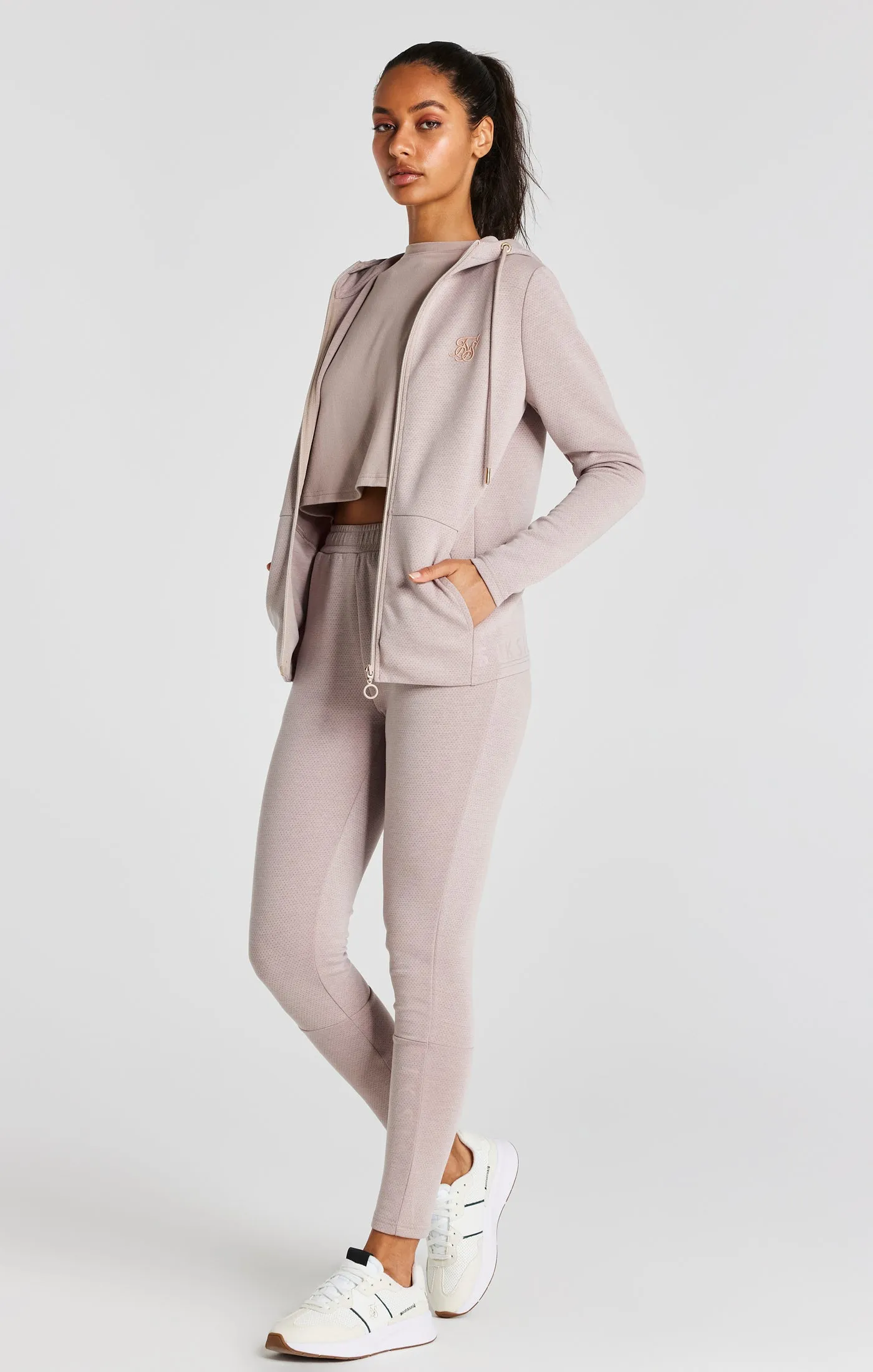 Washed Pink Track Top sold by Siksilk product image thumbnail 3