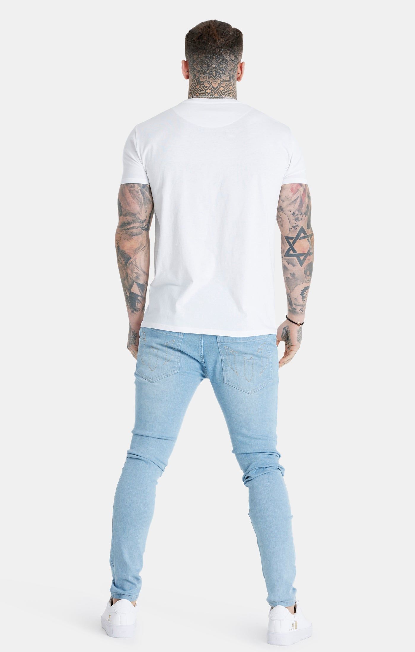Messi x SikSilk White Muscle Fit T-Shirt sold by Siksilk product image thumbnail 5