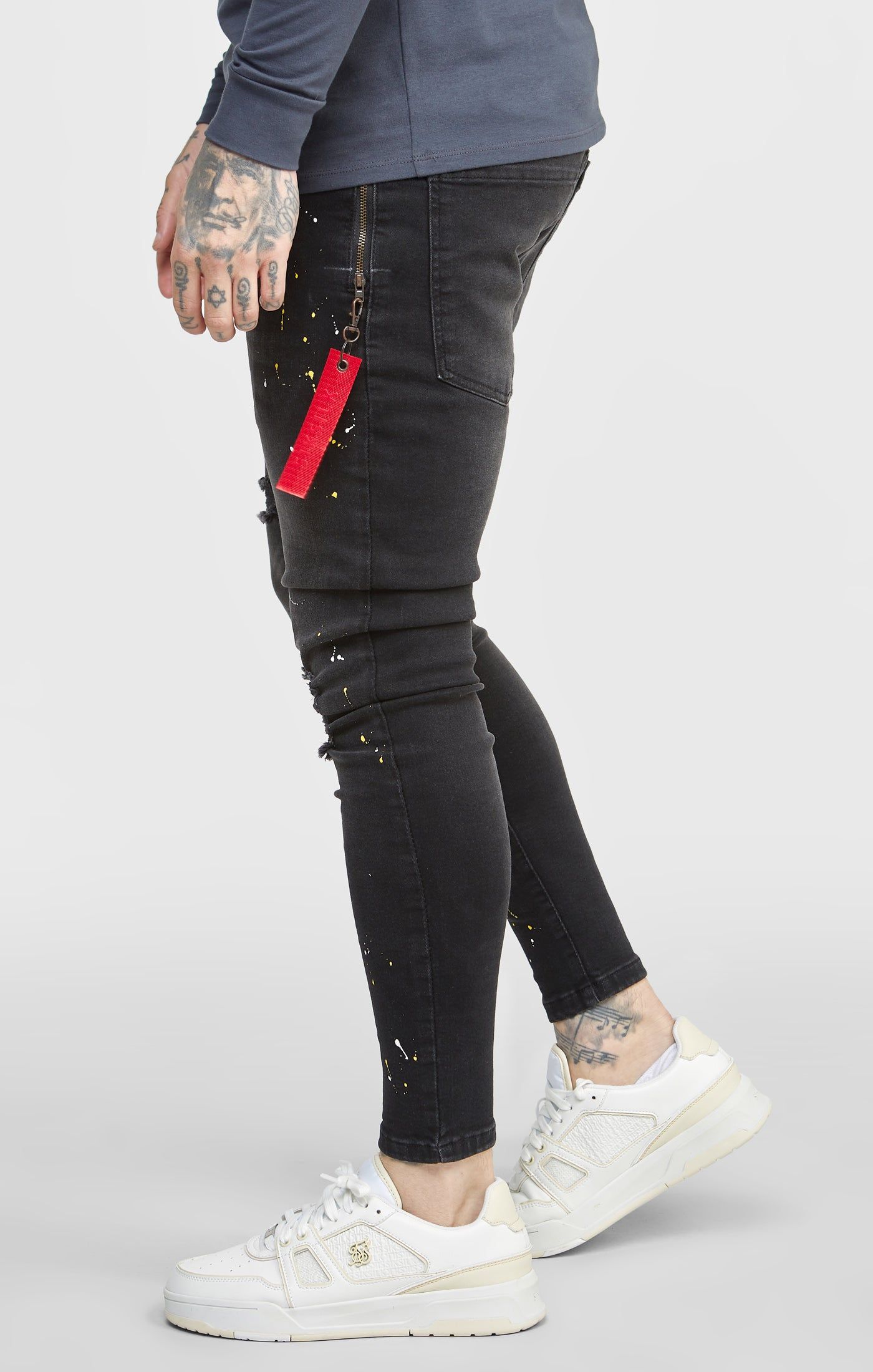 Black Flight Skinny Fit Denim sold by Siksilk product image thumbnail 2