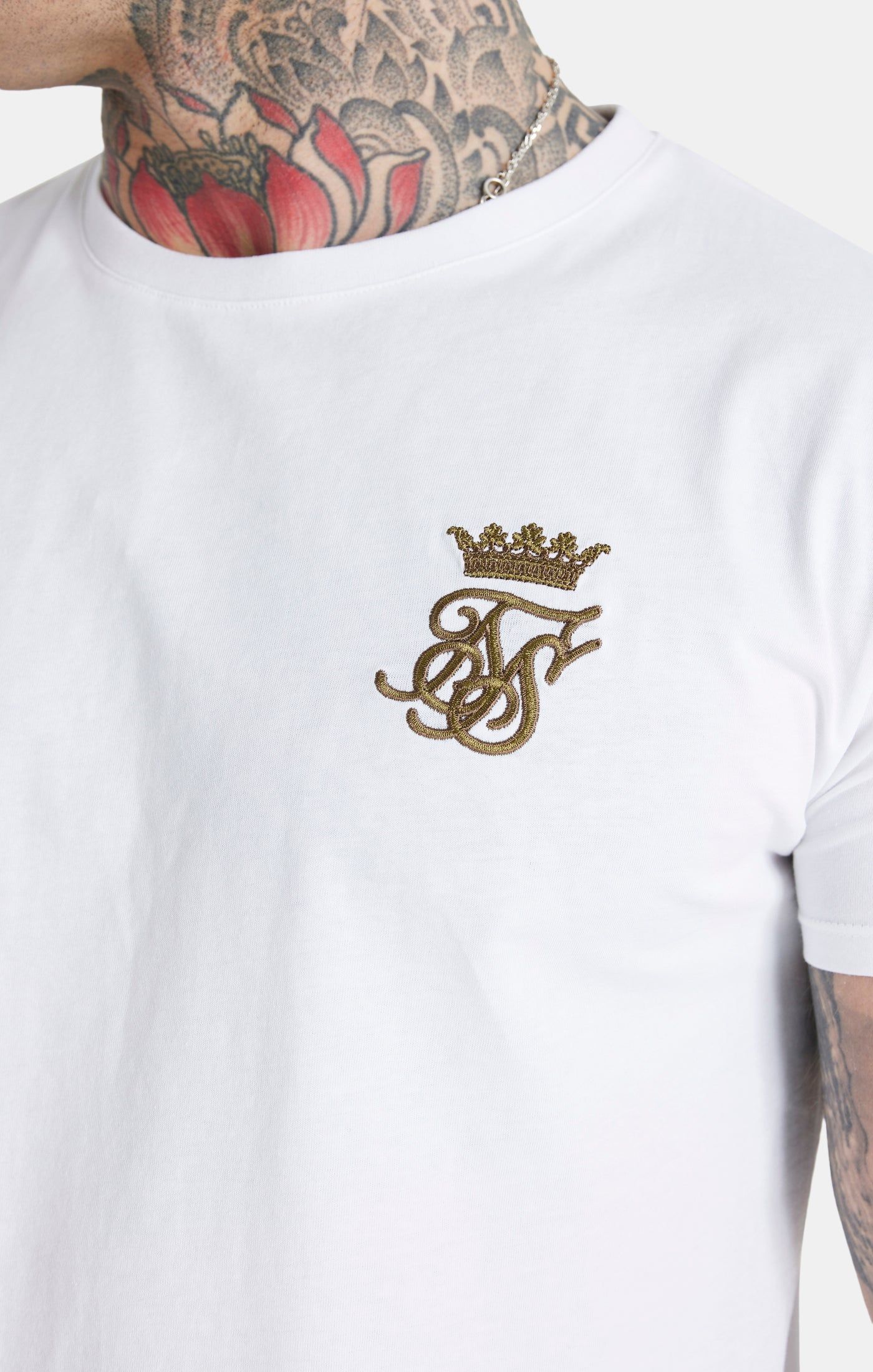 Messi x SikSilk White Muscle Fit T-Shirt sold by Siksilk product image thumbnail 2