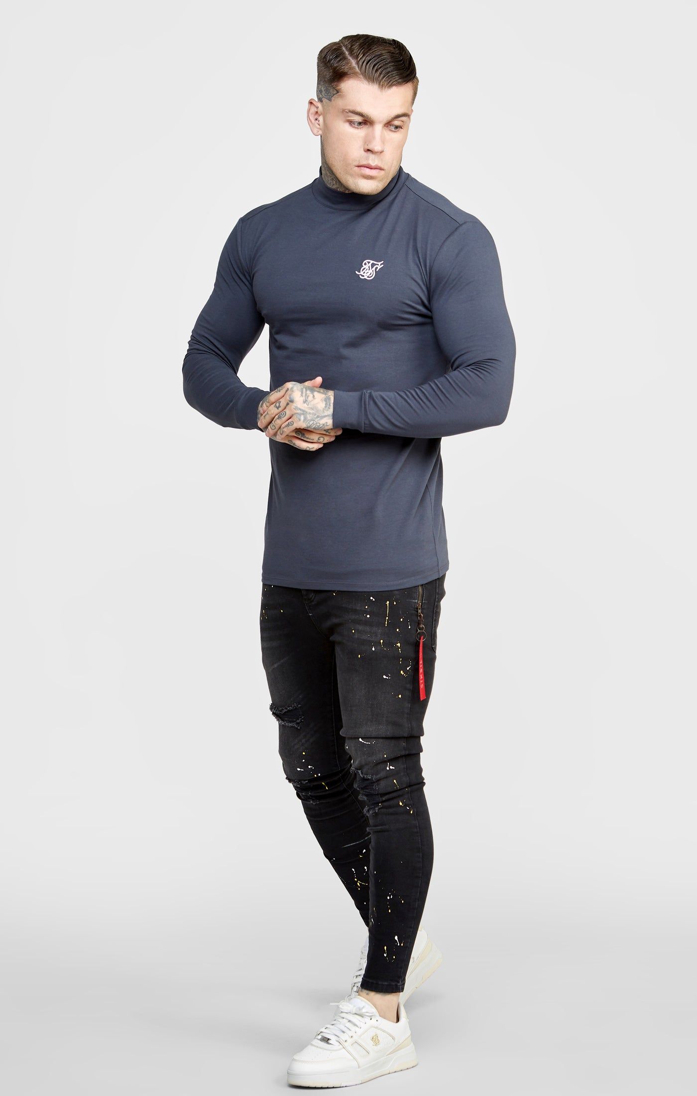 Black Flight Skinny Fit Denim sold by Siksilk product image thumbnail 3