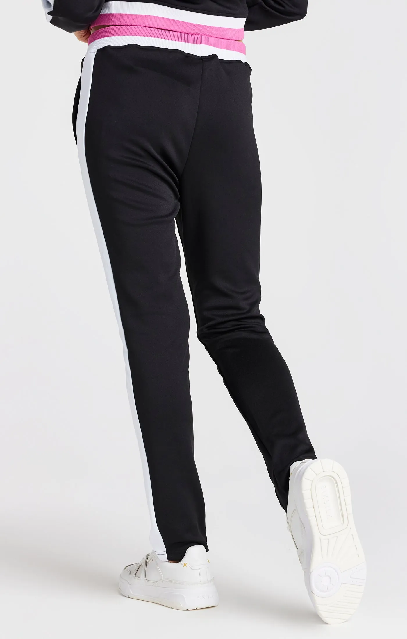 Girls Black Retro Track Pant sold by Siksilk product image thumbnail 4