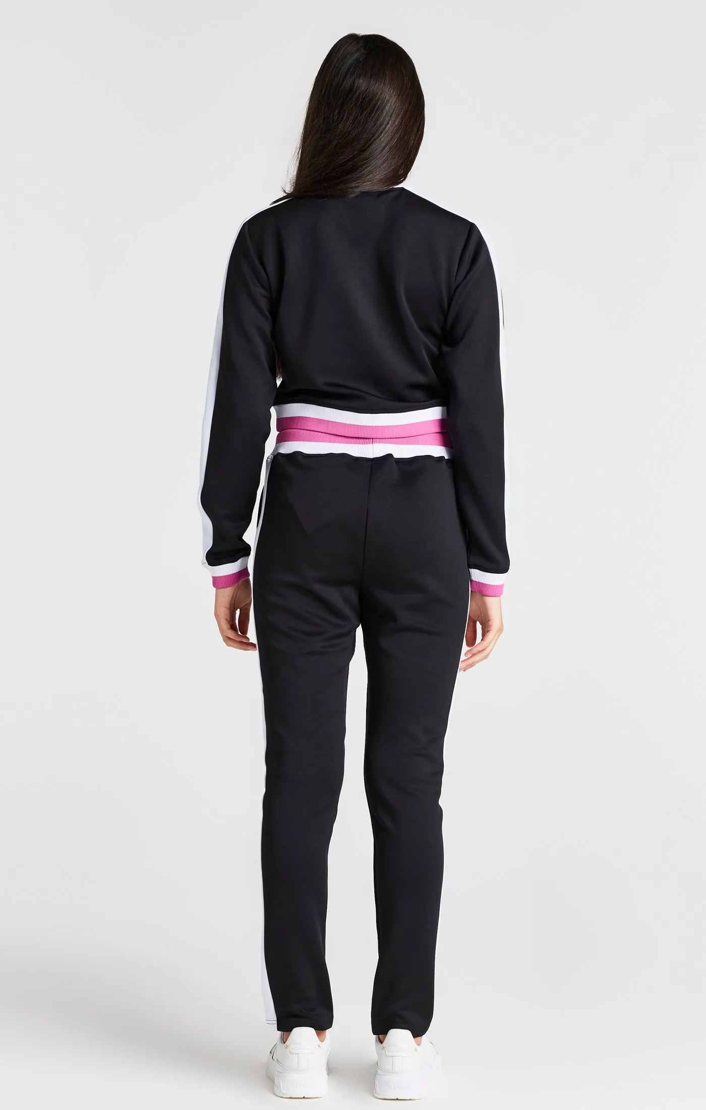 Girls Black Retro Track Pant sold by Siksilk product image thumbnail 5