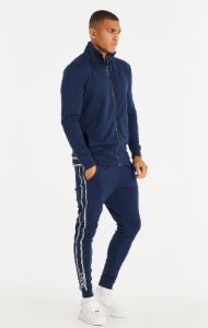 Navy Tape Pant sold by Siksilk