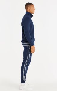 Navy Tape Pant sold by Siksilk