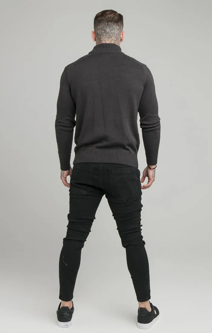 Grey Turtle Neck Jumper sold by Siksilk product image thumbnail 5
