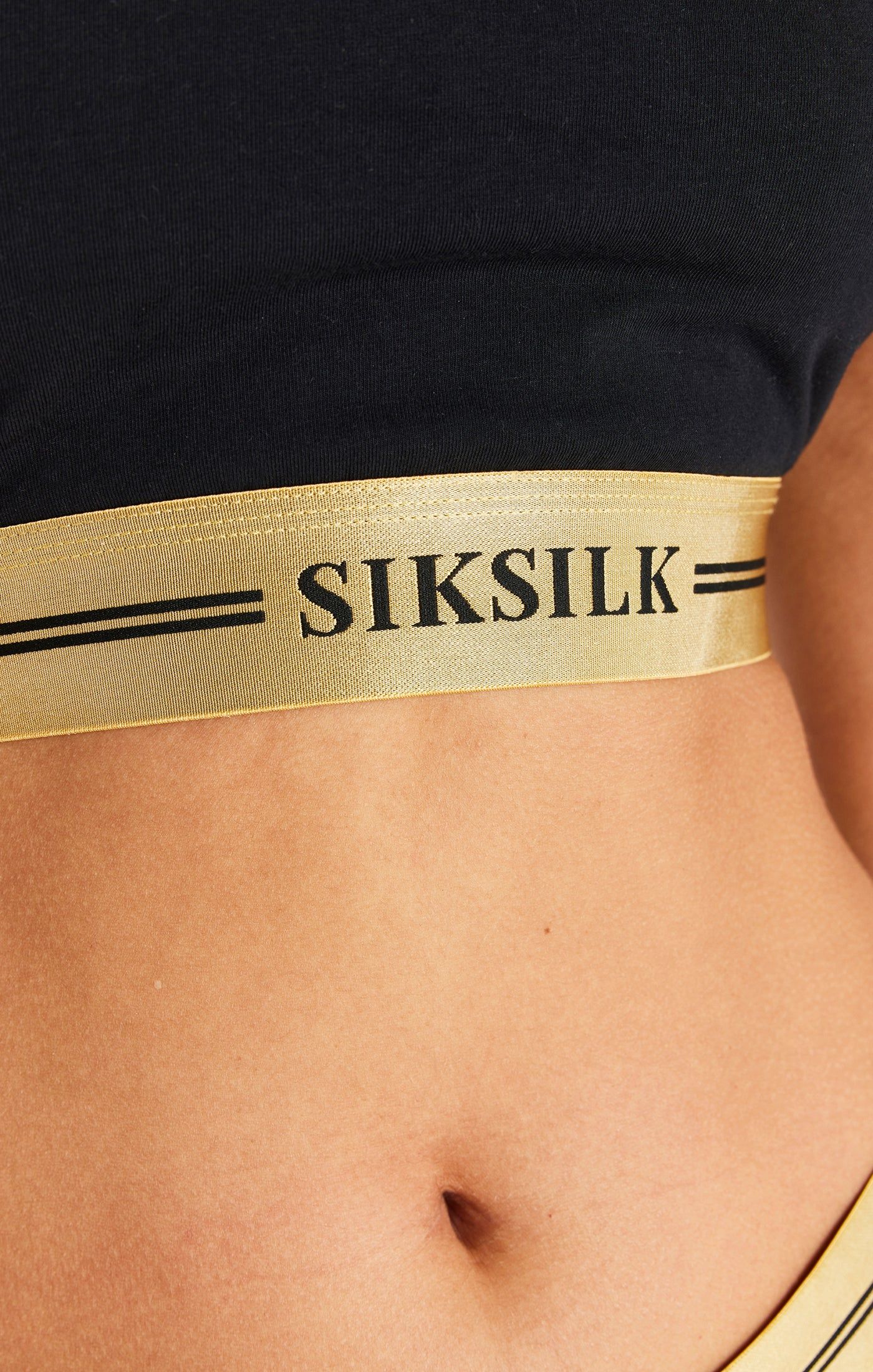 Black Racerback Bralette sold by Siksilk product image thumbnail 2