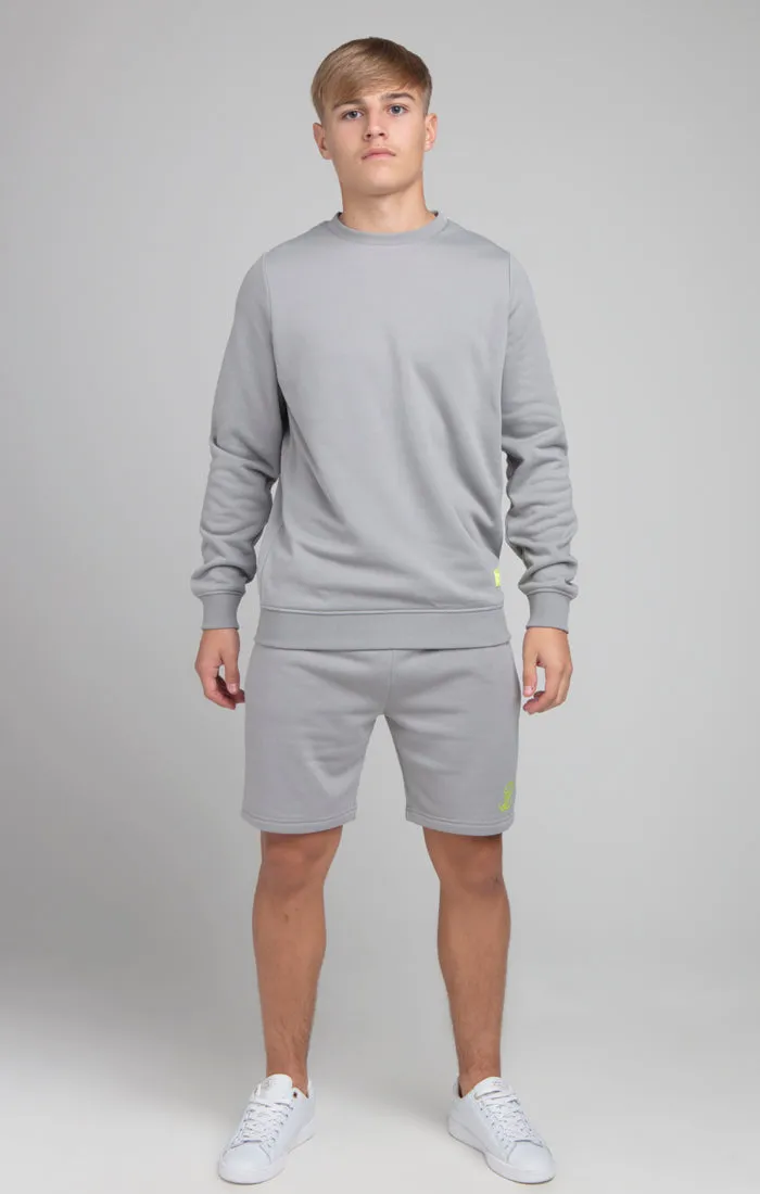 Boys Illusive Grey Crew Sweatshirt sold by Siksilk product image thumbnail 2