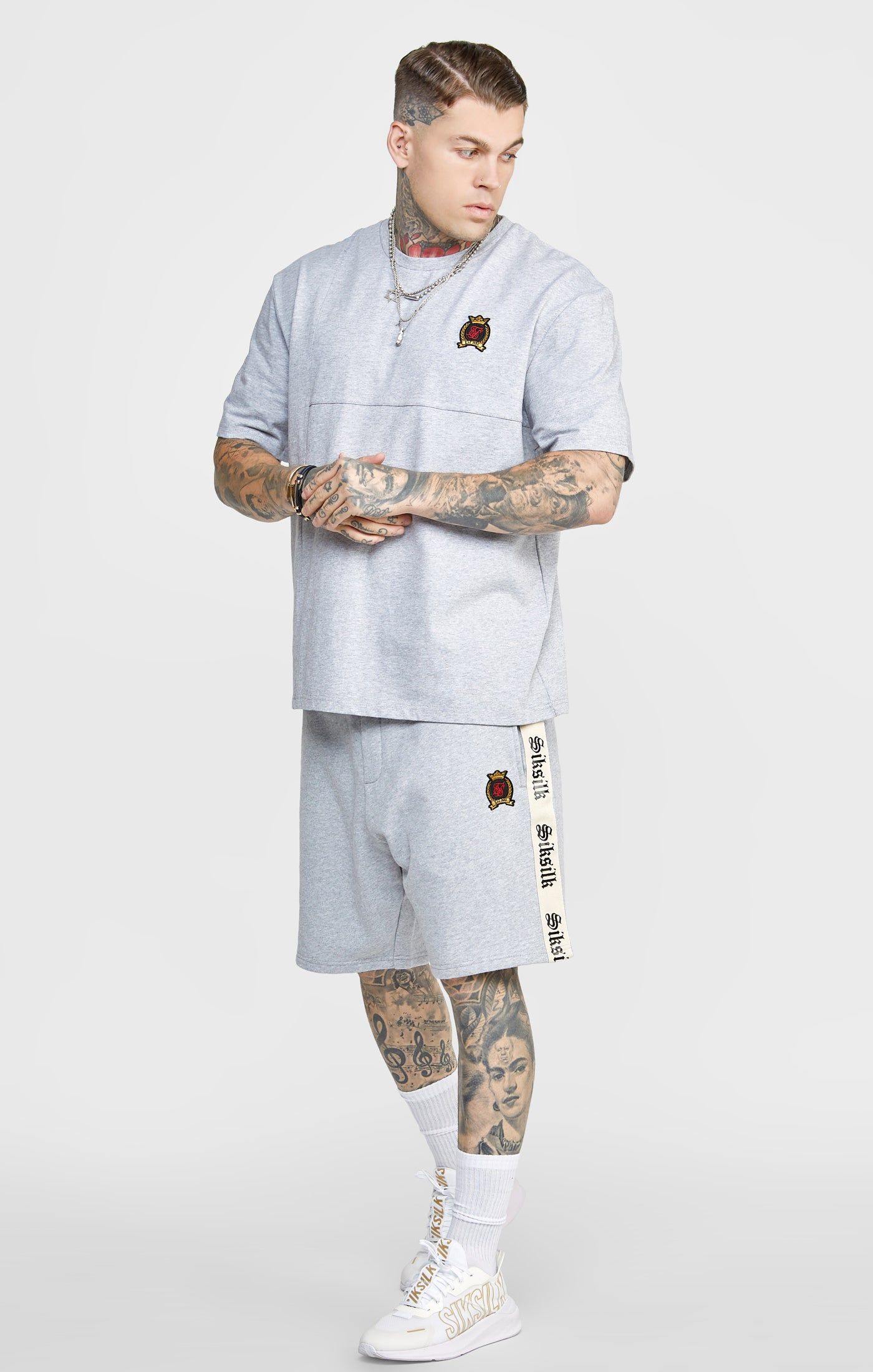 Grey Short W Gothic Side Taping sold by Siksilk product image thumbnail 3