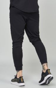 Black Sports Muscle Fit Track Pant sold by Siksilk