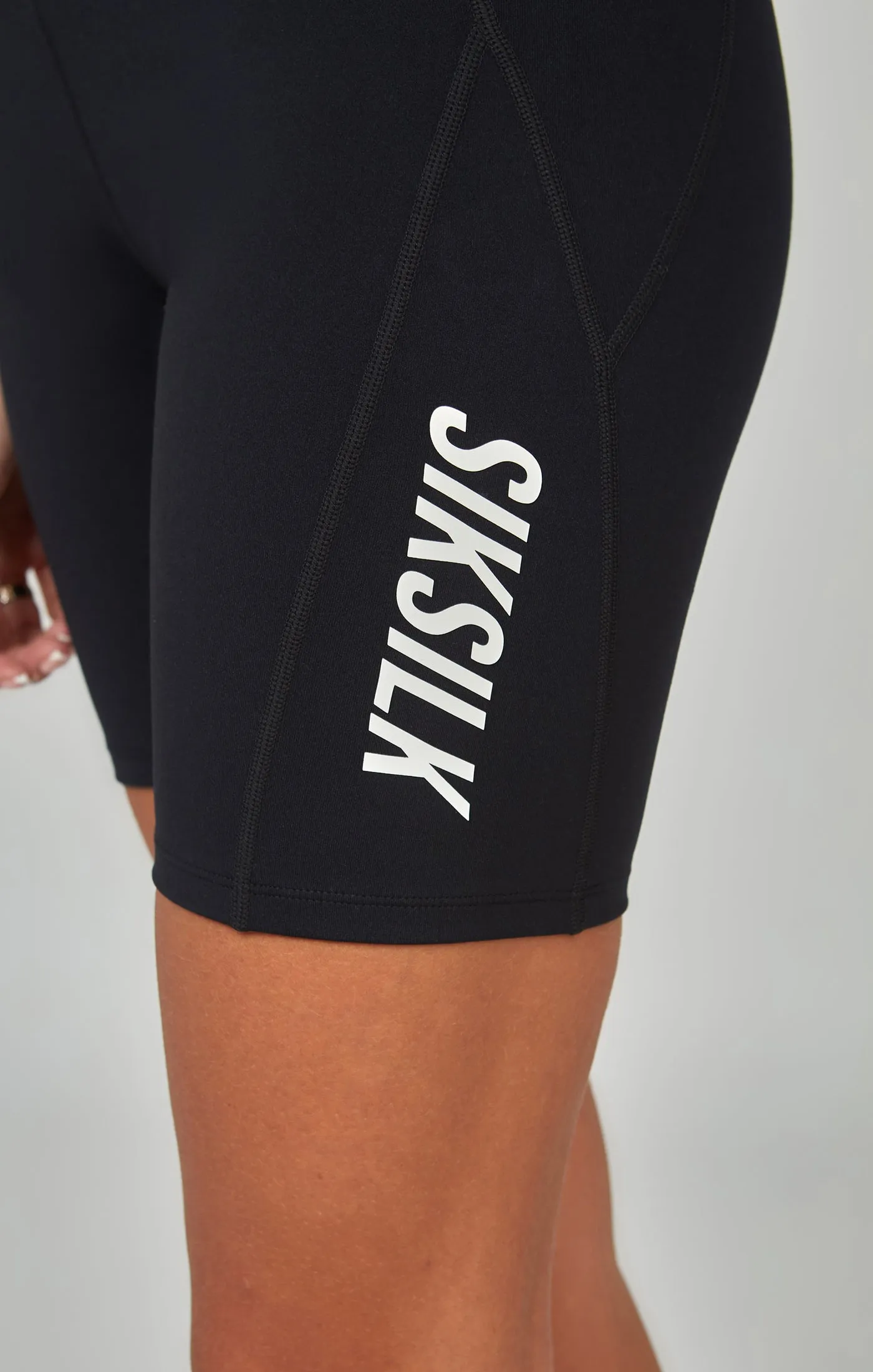 Black Sports Essential Cycling Short sold by Siksilk product image thumbnail 4