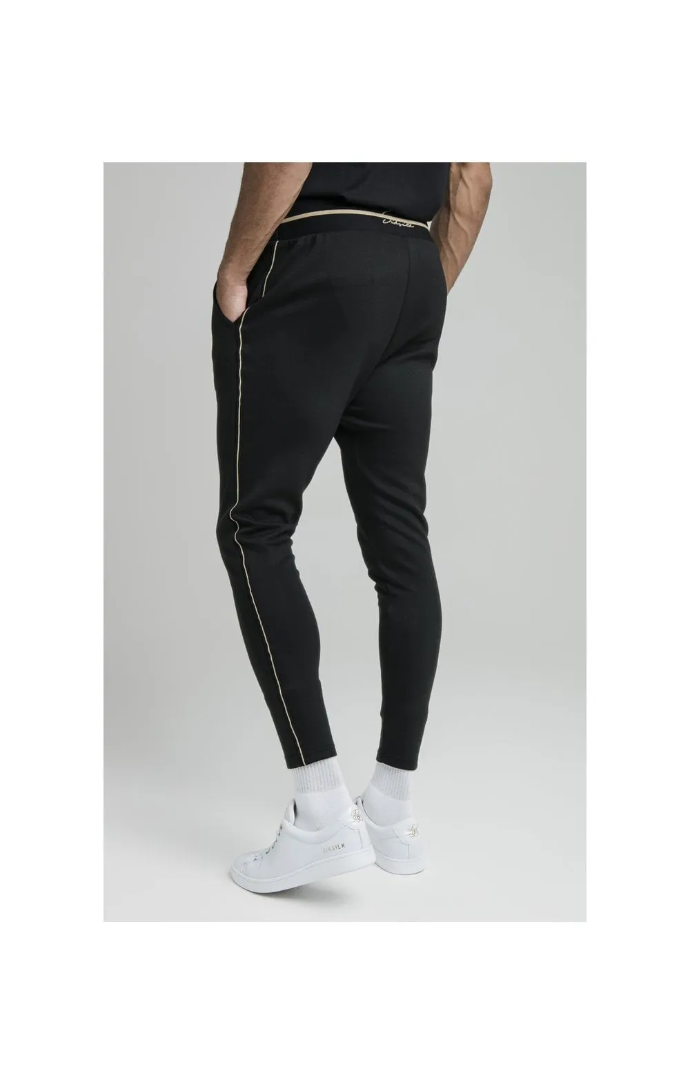Black Exposed Tape Jogger sold by Siksilk product image thumbnail 3