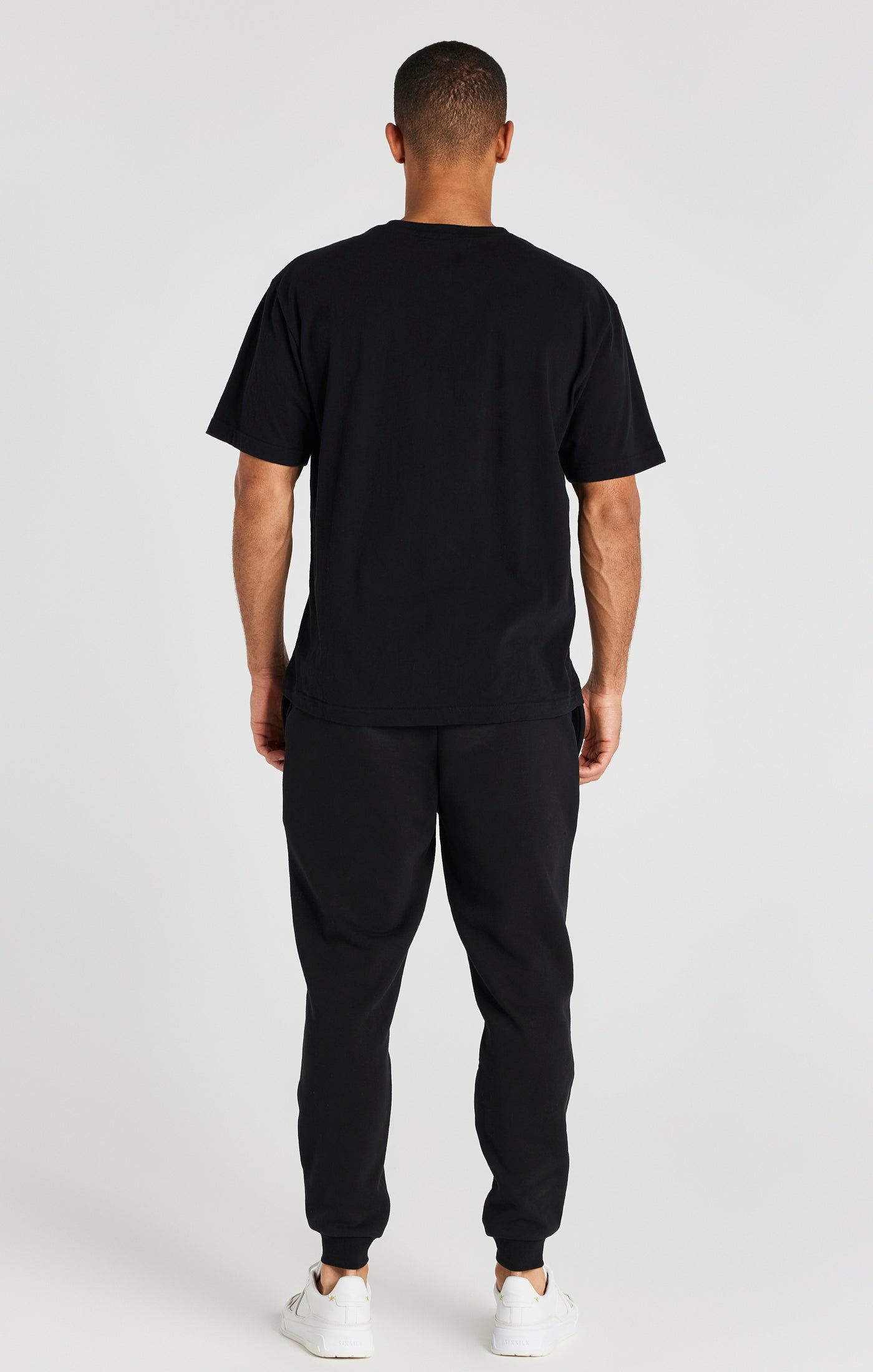 Black Relaxed Fit Cuffed Jogger sold by Siksilk product image thumbnail 9