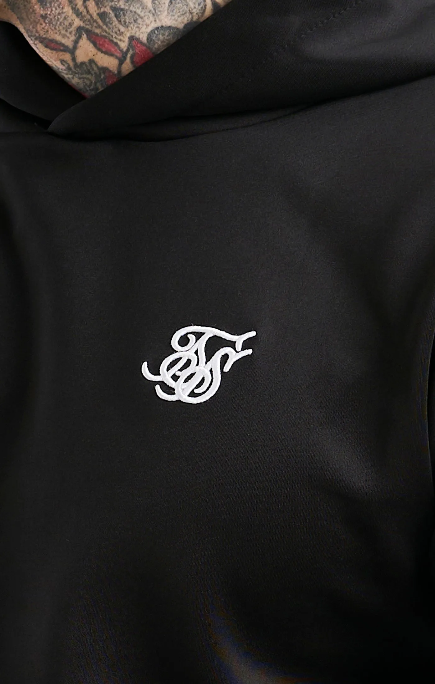 Black Taped Overhead Hoodie sold by Siksilk product image thumbnail 2