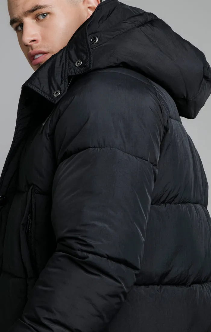 Black Elongated Parker sold by Siksilk product image thumbnail 5