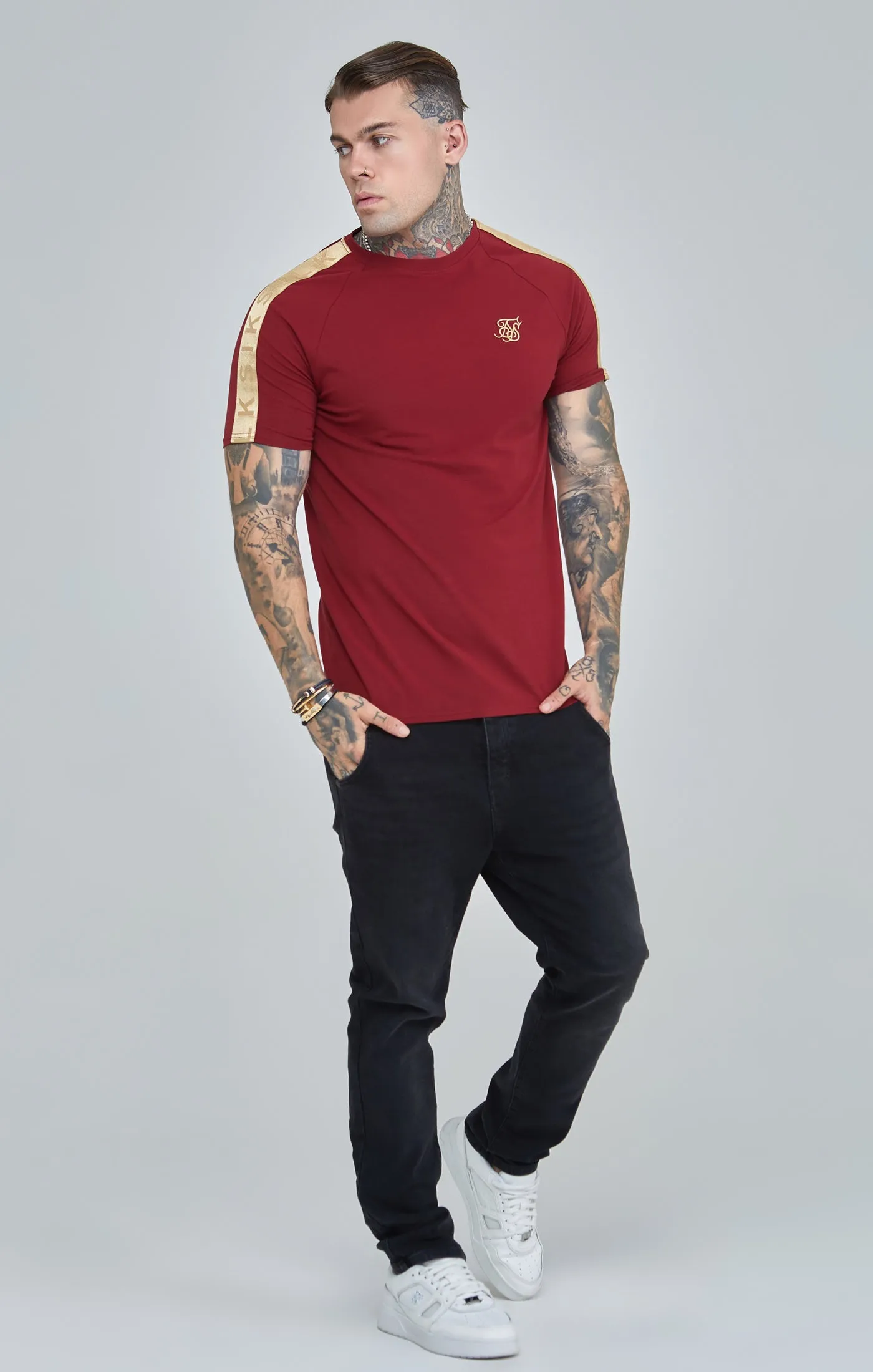 Gold Tape T Shirt sold by Siksilk product image thumbnail 4