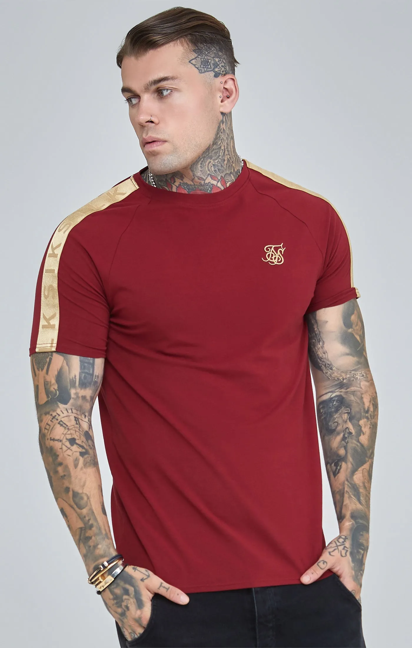 Gold Tape T Shirt sold by Siksilk
