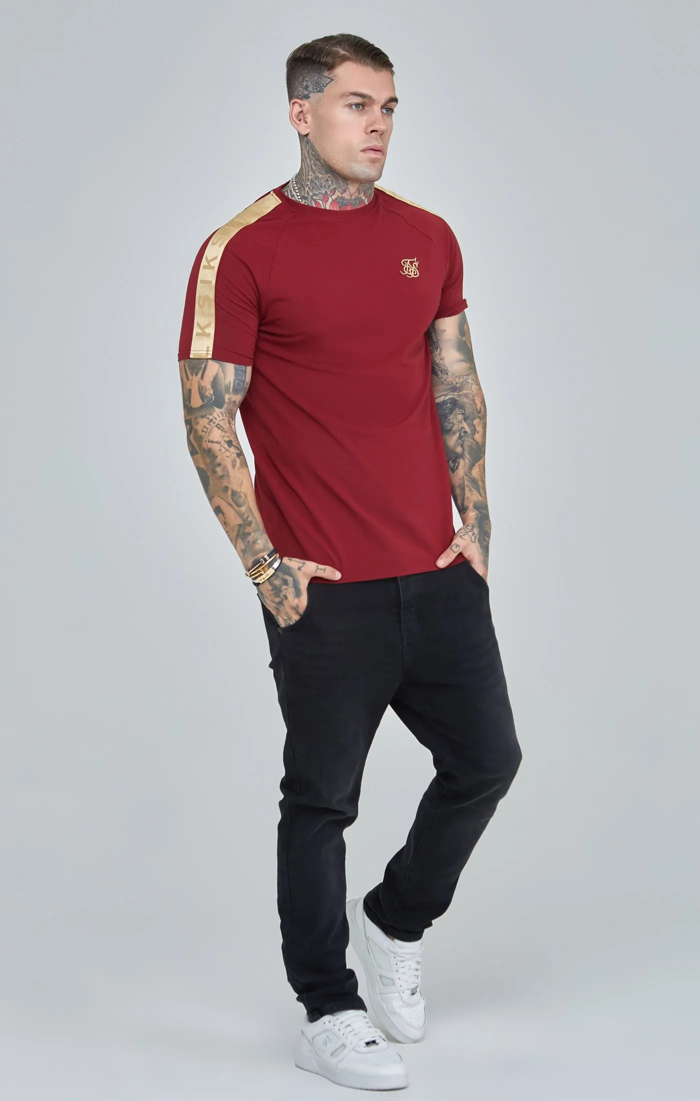 Gold Tape T Shirt sold by Siksilk product image thumbnail 2