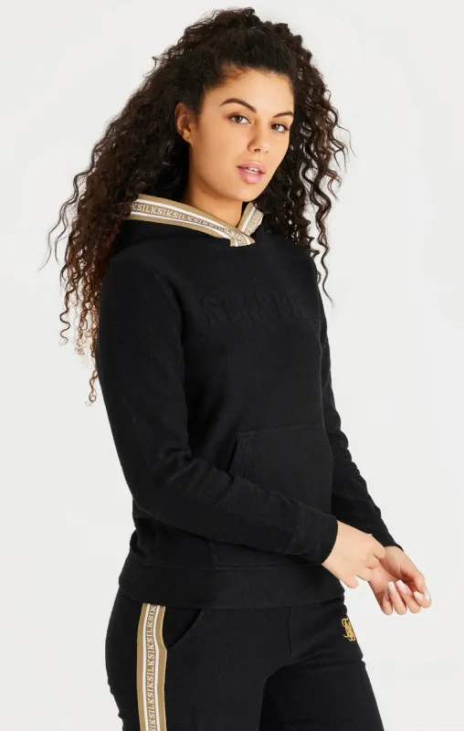 Black Overhead Hoodie sold by Siksilk