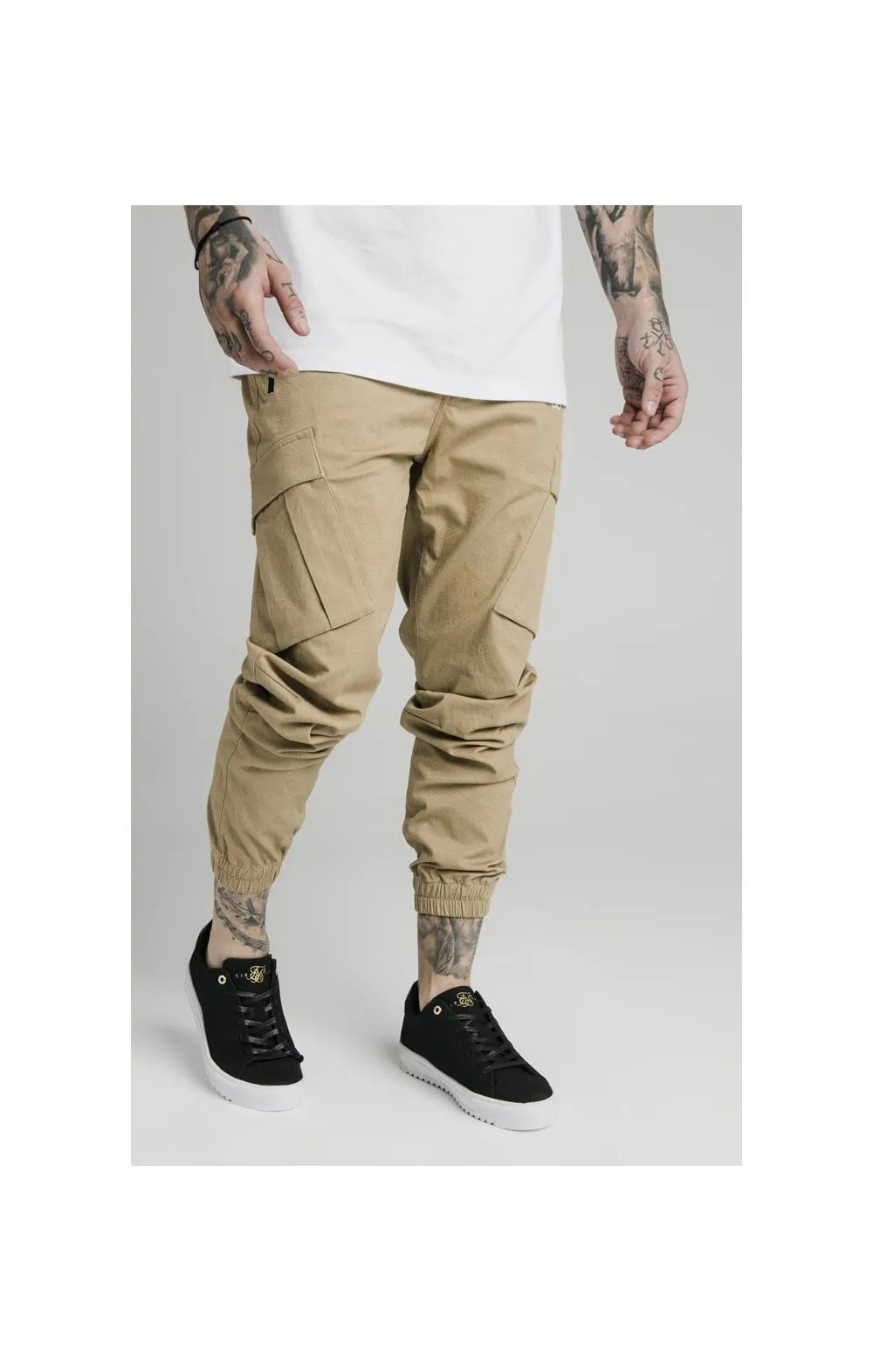 SikSilk Cargo Pants - Beige sold by Siksilk product image thumbnail 2