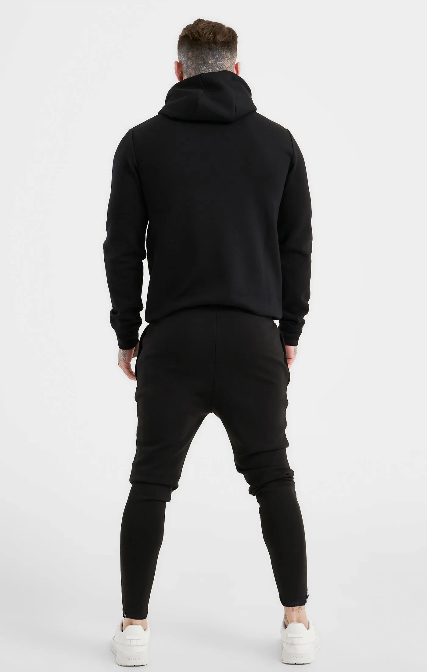 Black Sports Zip Pant sold by Siksilk product image thumbnail 5