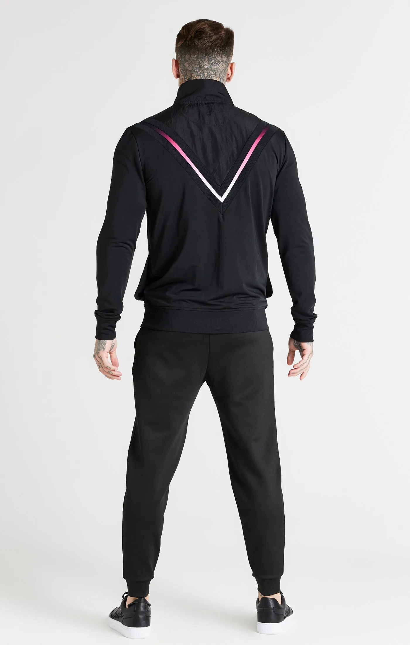 Black Fade Quarter Zip Funnel sold by Siksilk product image thumbnail 5