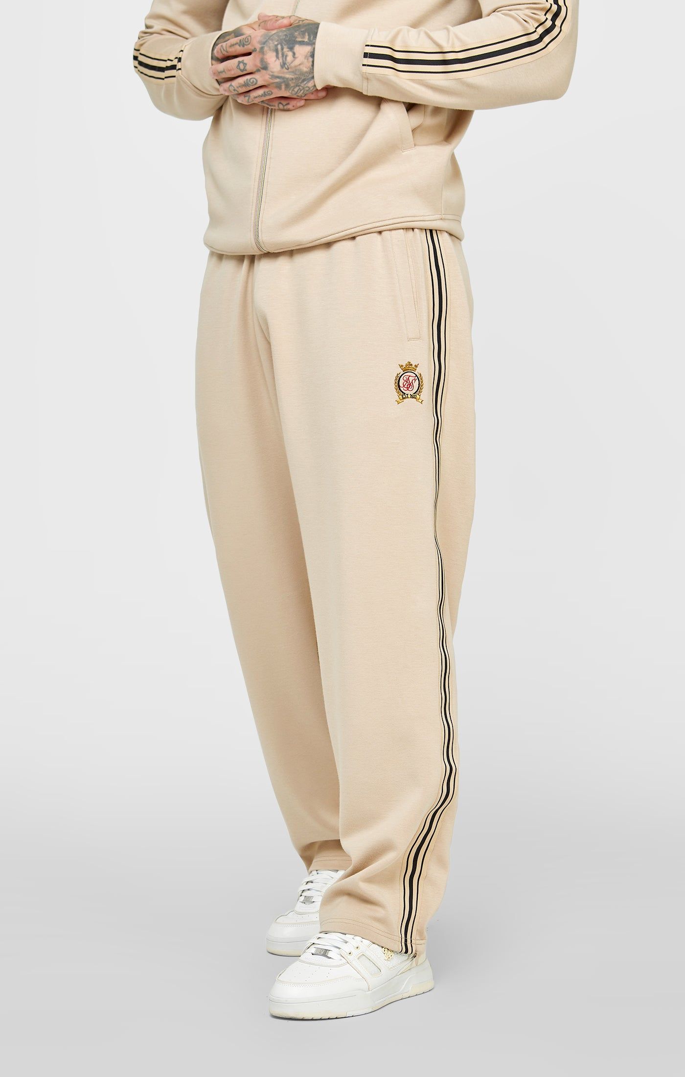 Ecru Loose Fit Pant sold by Siksilk
