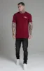 Burgundy Relaxed Fit T-Shirt sold by Siksilk