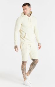Ecru Smart Overhead Hoodie sold by Siksilk