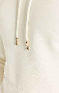 Ecru Smart Overhead Hoodie sold by Siksilk