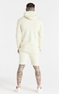 Ecru Smart Overhead Hoodie sold by Siksilk