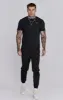 Black Muscle Fit Joggers sold by Siksilk