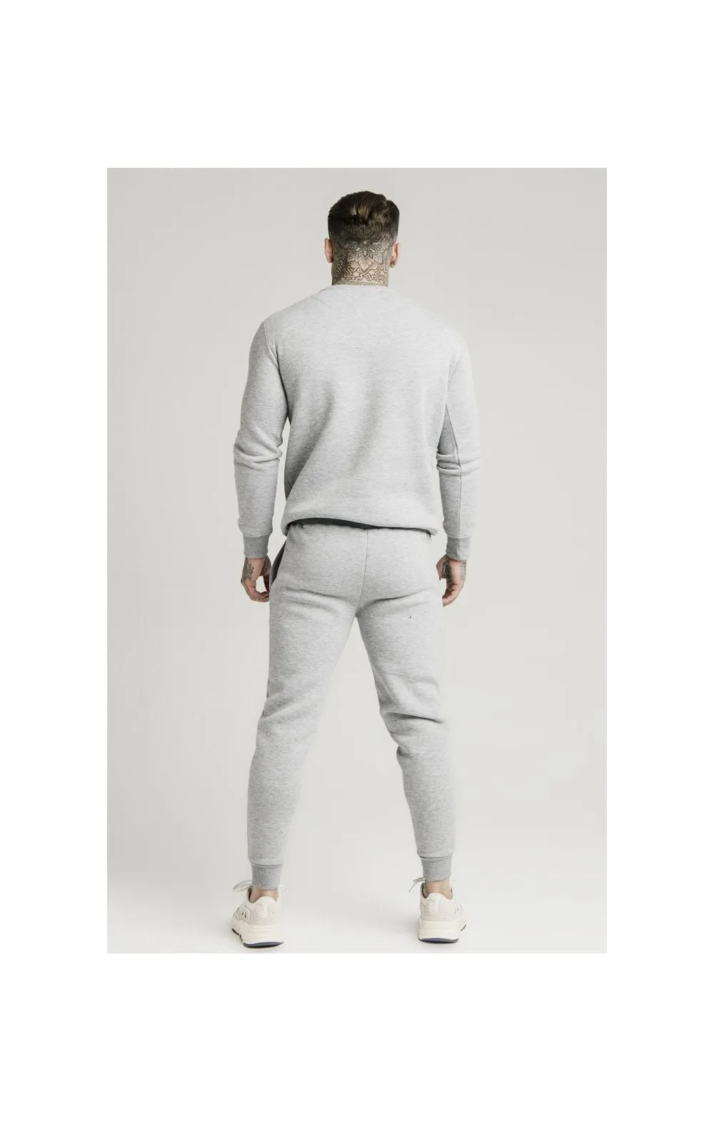 SikSilk Muscle Fit Jogger – Grey Marl sold by Siksilk product image thumbnail 5