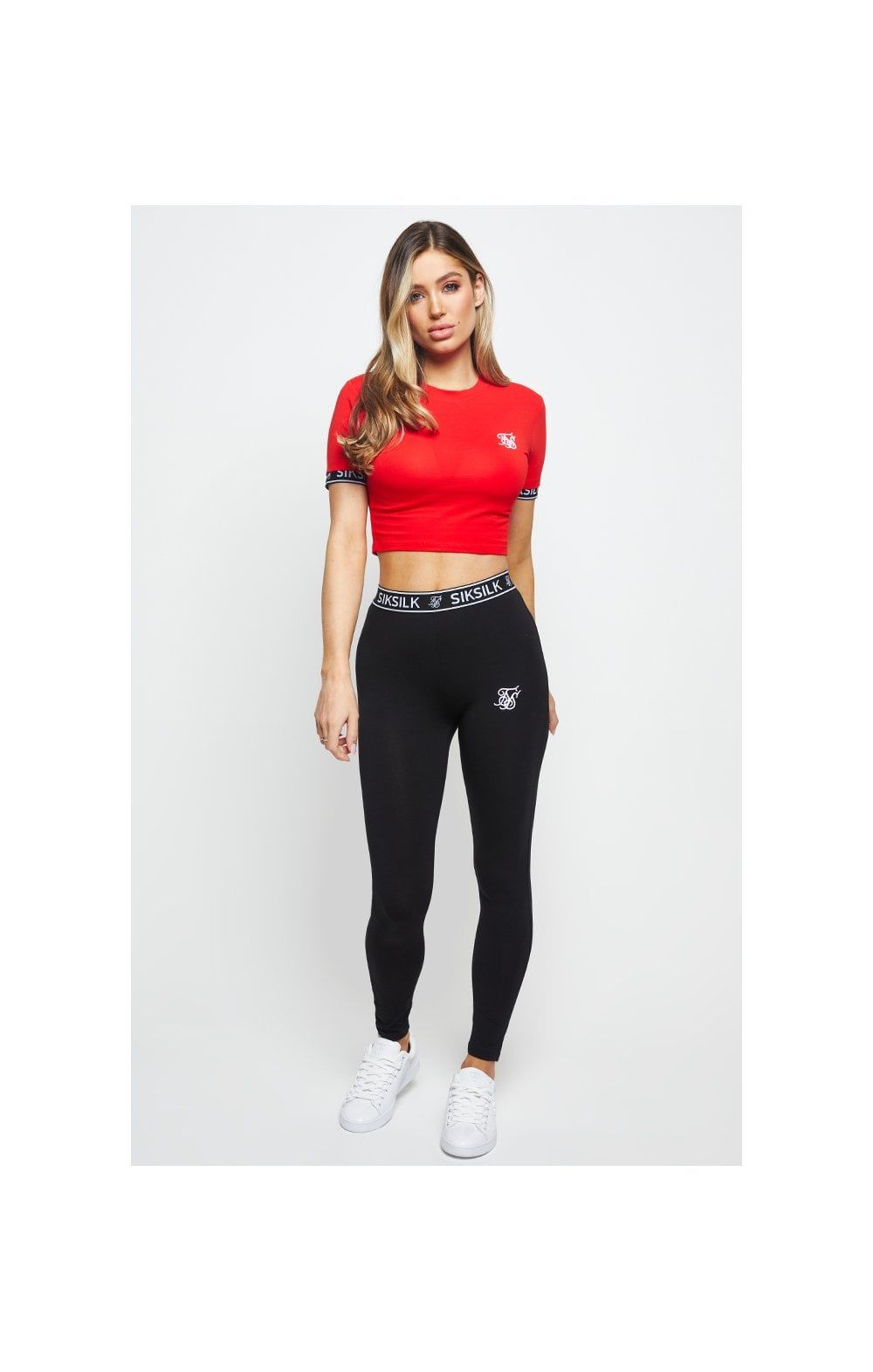 SikSilk Crop Tech Tee – Red sold by Siksilk product image thumbnail 5