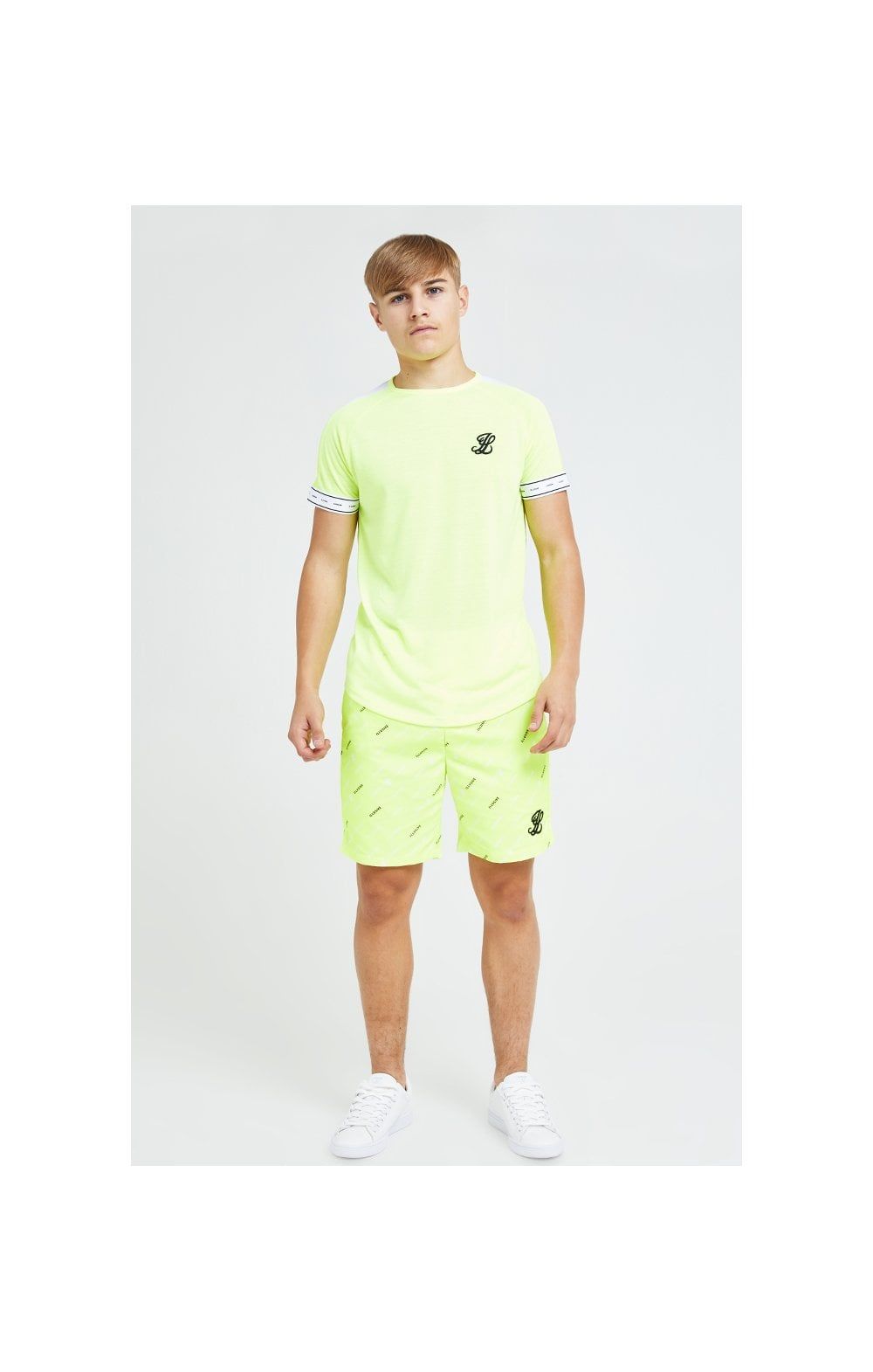 Illusive London Fade Panel Tech Tee - Neon Yellow sold by Siksilk product image thumbnail 4